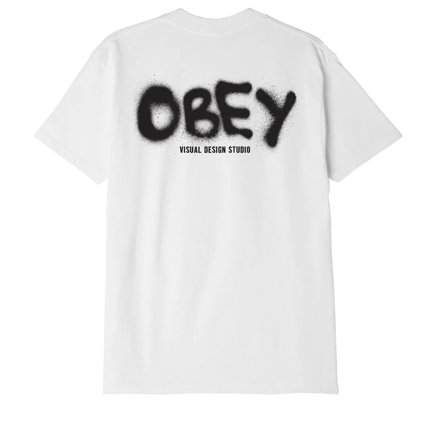 Obey T-Shirt manica corta da uomo Visual Design Studio Classico 165263415 bianco