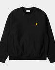 Carhartt Felpa girocollo da uomo American Script I025475 nero