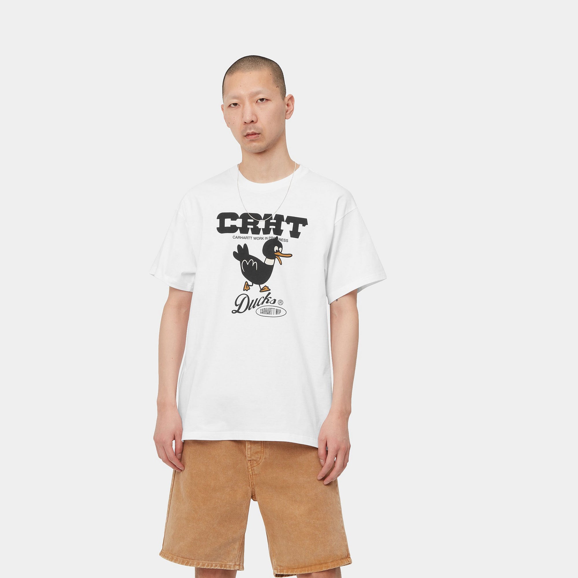 Carhartt T-shirt uomo manica corta Ducks I030207 02 white