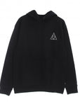 HUF Felpa con cappuccio Essentials con logo Triplo Triangolo PF00492 nero