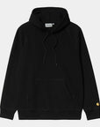 Carhartt Felpa con cappuccio da uomo 1026384 00F nero-oro