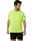 Asics T-shirt da uomo Icon SS Top 2011B055 302 hazard green/graphite grey