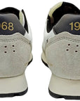 Sun68 scarpa sneakers da uomo Tom Suede Z41104 31 bianco panna