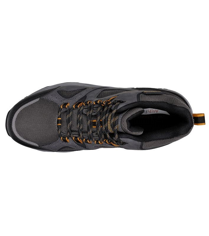 Skechers scarpa da uomo da outdoor Arch Fit Dawson Millard 204628/CHAR carbone