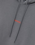 Propaganda Felpa con cappuccio e tasca a marsupio Ribs Hoodie 22FWPRFE820-40 gray