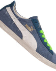 Puma scarpa sneakers da uomo in canvas Glyde Washed Low 355505 01 Blu