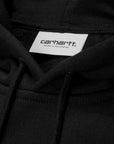 Carhartt Felpa con cappuccio da uomo 1026384 00F nero-oro