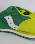 Saucony Originals Jazz Double HL sneakers da bambino con lo strappo SK261010 verde-giallo