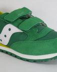 Saucony Originals Jazz Double HL sneakers da bambino con lo strappo SK261010 verde-giallo