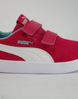 Puma scarpa sneakers in mesh da bambina con strappo Courtflex V2 371759 02 rosa