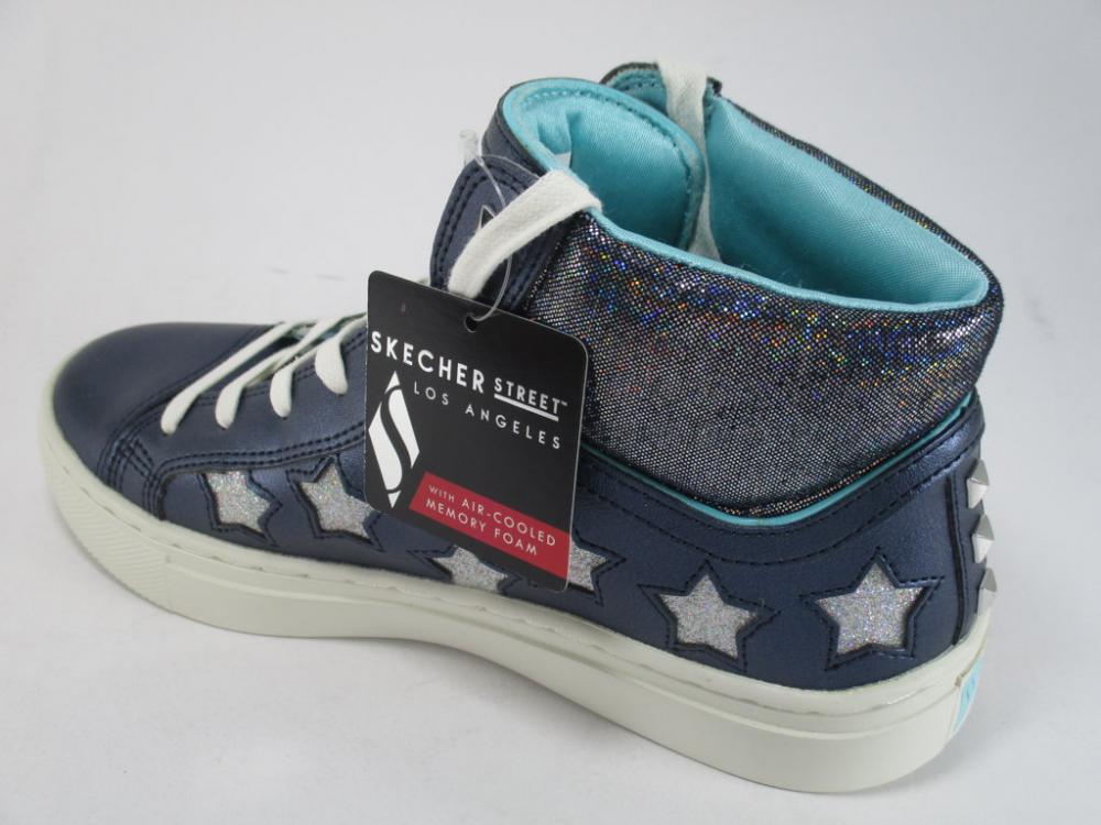 Skechers scarpa sneakersd da ragazza Sidestreet Funk It Out 84595L NVY blu