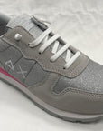 Sun 68 scarpa sneakers da ragazza Ally glitter z30403 06 grigio chiaro