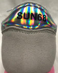 Sun 68 scarpa sneakers da ragazza Ally glitter z30403 06 grigio chiaro