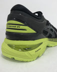 Asics scarpa running uomo GEL KAYANO 25 1011A019 001 black neon lime