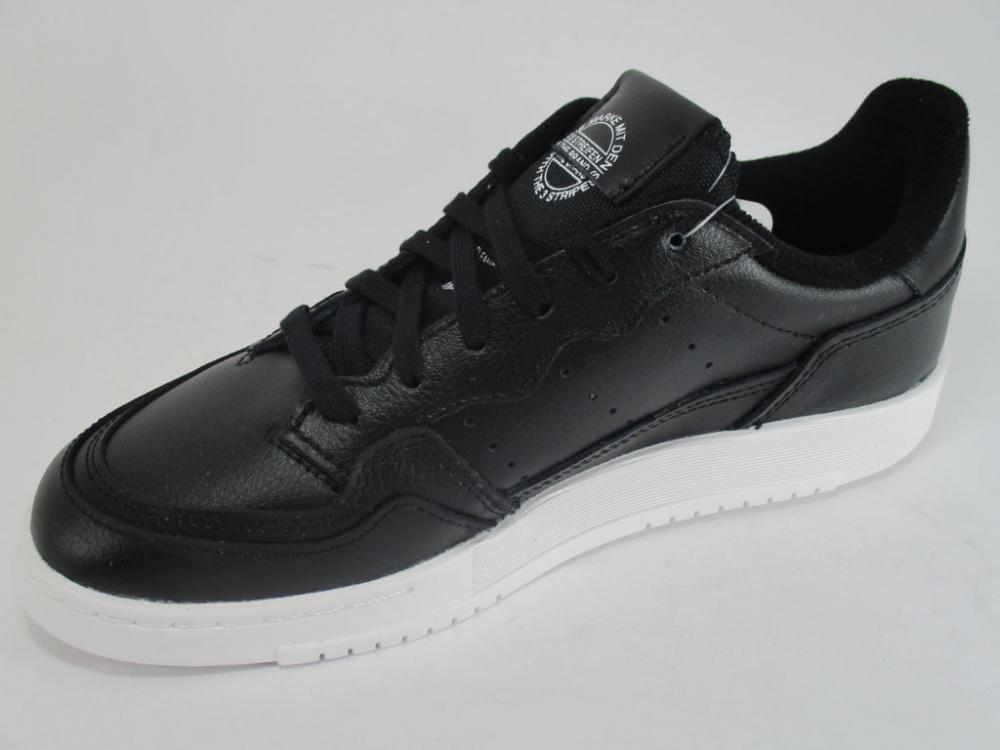 Adidas Originals sneakers da bambino con i lacci Supercourt C EG0410 black