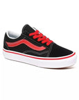 Vans sneakers da ragazzo Old Skool ComfyCush Pop VN0A4UHA4HJ1 nero-rosso