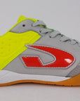 Gems scarpa da calcetto indoor Viper 007IN18 grigio-giallo