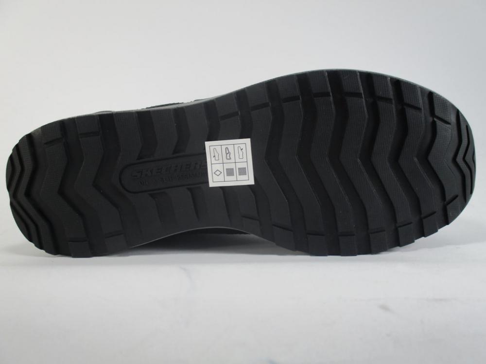 Skechers scarpa antinfortunistica da donna Bulklin Lyndale 77273EC/BKGY nero