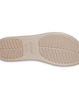 Crocs sandalo con fascia e zeppa da donna Brooklyn Mid Wedge 206219-16T stucco-fungo