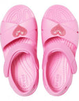 Crocs sandalo da bambina Classic Cross Strap Sandal K 206245-669 rosa