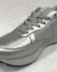 Lotto scarpa sneakers da donna Record Edge T0076 argento