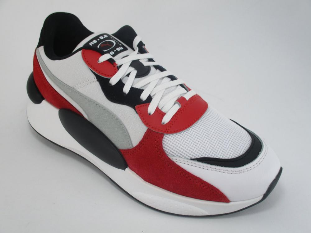 Puma scarpa sneakers da uomo RS 9.8 Space 370230 01 bianco rosso