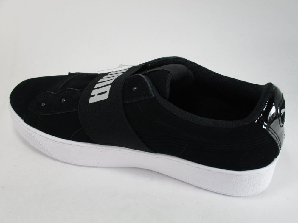 Puma scarpa sneakers da donna con elastico Vikky Platform Elsa 367656 01 nero