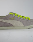 Puma scarpa sneakers da uomo in tela Glyde Canvas Washed Low 355505 02 bianco naturale beige