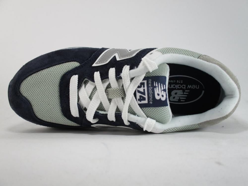 New Balance sneakers da ragazzo KL574NWG navy grey