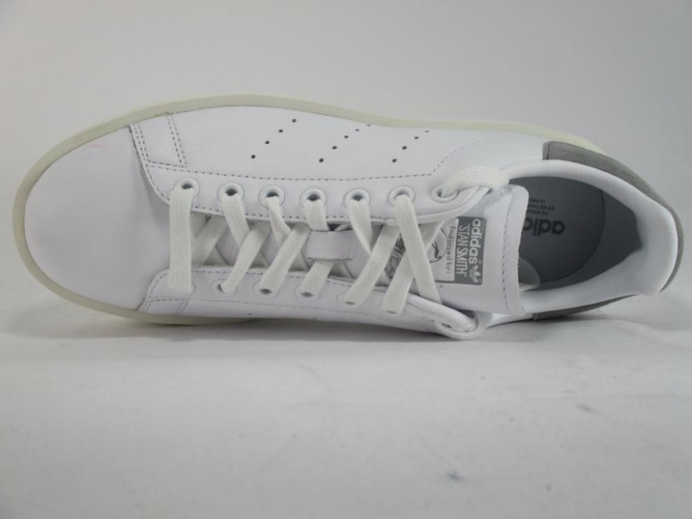 Adidas Originals scarpa sneakers da donna con zeppa Stan Smith Bold W CQ2829 bianco-grigio