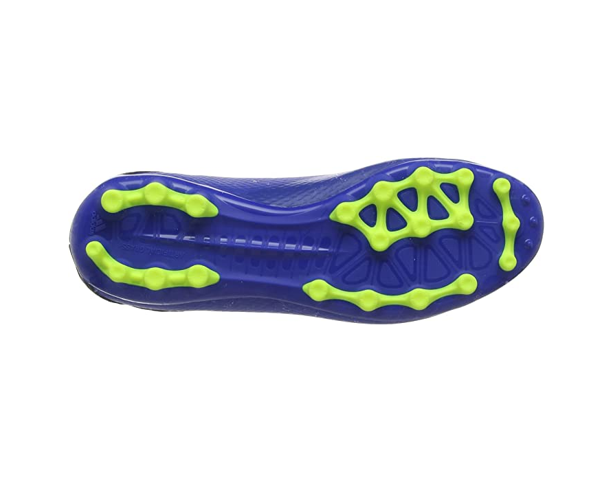 Adidas scarpa da calcio da ragazzo X 18.3 AG J CG7167 blu yellow black
