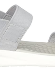 Crocs ciabatta saldalo da donna  LiteRide 205106-00J grigio chiaro