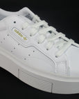 Adidas Originals scarpa sneakers da donna con zeppa Sleek Super EF8858 bianco