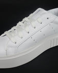 Adidas Originals scarpa sneakers da donna con zeppa Sleek Super EF8858 bianco