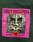 Obey T-shirt manica corta CONCRETE WASTELAND 163082300 forest green