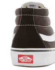 Vans scarpa sneakers alta in tela e camoscio SK8-Mid Reissue VN0A391F6BT nero-bianco