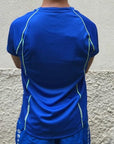Mizuno maglietta manica corta da uomo Men Premium Tee U2EA7002 22 azzurro