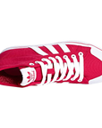 Adidas Originals sneakers alta in canvas da adulti  Honey Stripes Mid W D65881 rosso