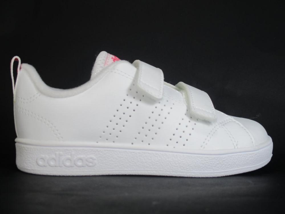 Adidas scarpa sneakers da bambino con strappo VS ADV CL CMF AW4889 bianco