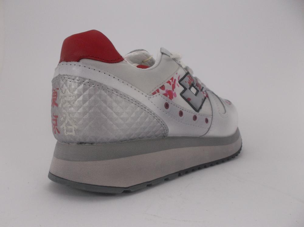 Lotto scarpa sneakers da donna Tokyo Wedge R7037 bianco