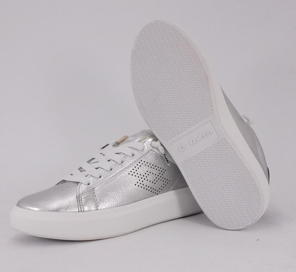 Lotto Leggenda scarpa sneakers da donna Impressions T4611 argento