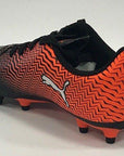 Puma scarpa da calcio da ragazzo Rapido II FG Jr 106063 03 arancio-nero-bianco