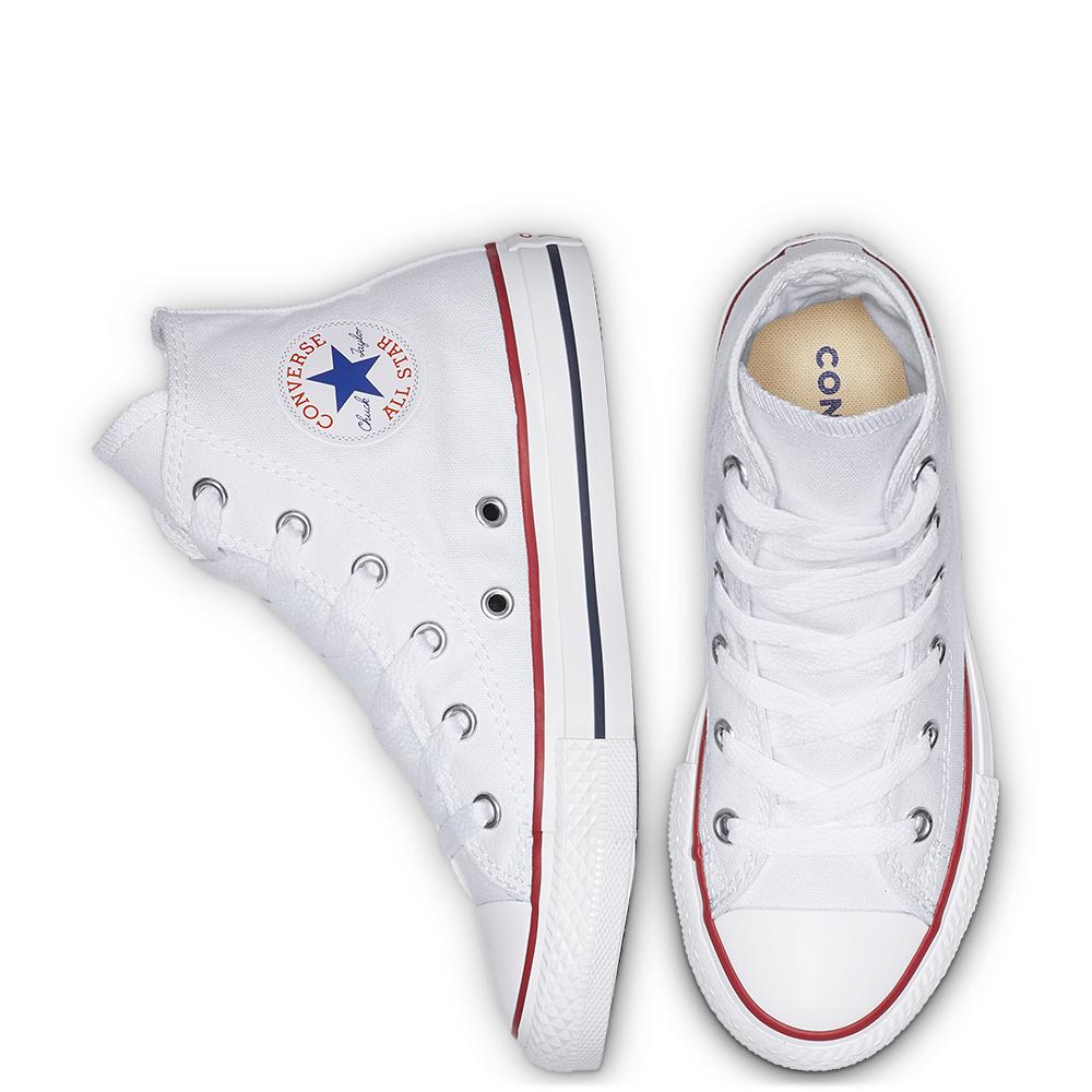 Converse scarpa sneakers da bambini Chuck Taylor All Star Classic 3J253C bianco
