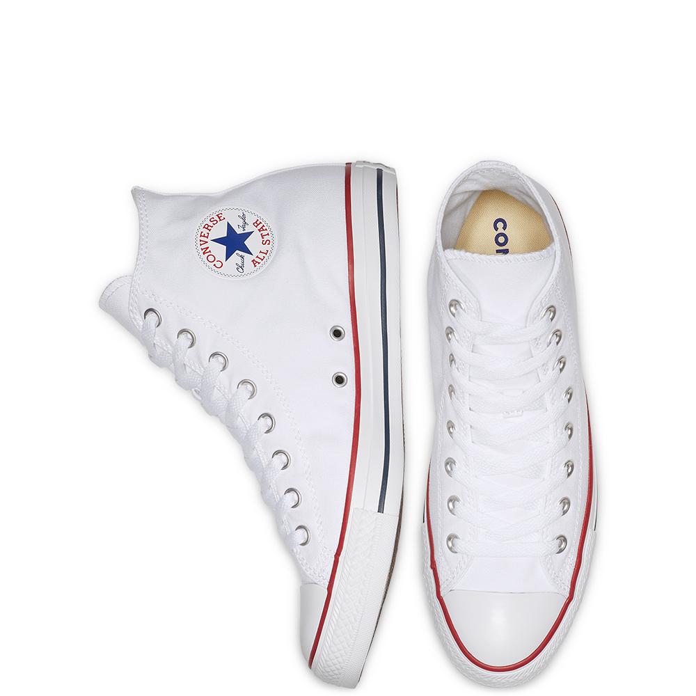 Converse scarpa sneakers in tela alta All Star Chuck Taylor Classic M7650C bianco
