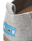 Toms scarpa in tela chambray Deconstructed Alpargata 10009838 grigio