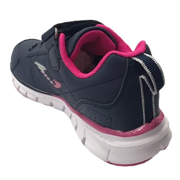 Joma scarpa da ginnastica da bambina Tempo velcro 2010 blu fucsia