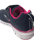 Joma scarpa da ginnastica da bambina Tempo velcro 2010 blu fucsia