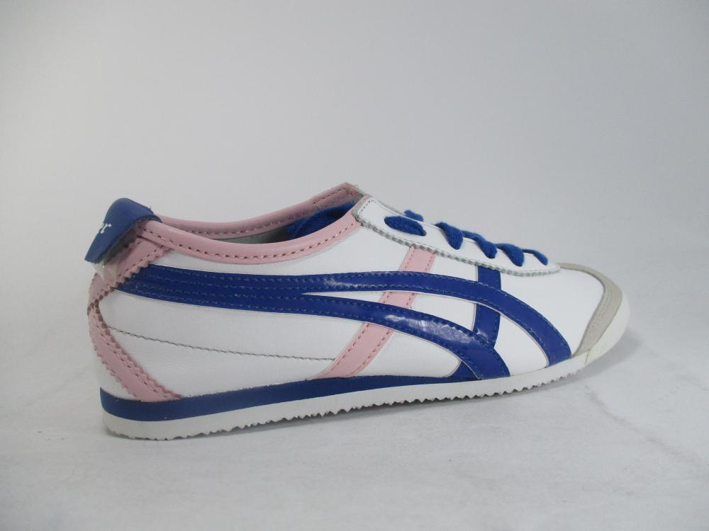 Onitsuka Tiger scarpa sneakers da ragazza Mexico 66 C9A3L 0118 bianco-blu-rosa