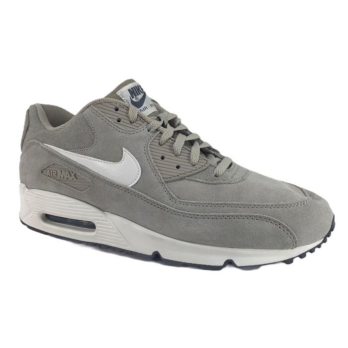 Nike scarpa sneakers da uomo Air Max 90 Essential 537384 099 grigio pietra