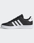 Adidas scarpa sneakers da ragazzi Grand Court K EF0102 nero-bianco